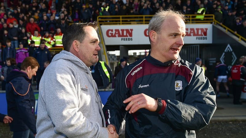 Davy Fitzgerald (L) and Micheál Donoghue (R) have new gigs for 2023