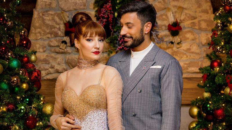 Nicola Roberts and Giovanni Pernice