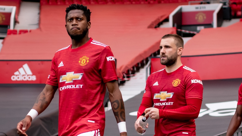 Fred (L) and Luke Shaw have been handed Old Trafford contract extensions