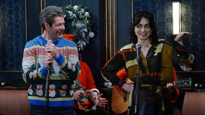 Gar (Shane Quigley Murphy) and Dearbhla (Maria Oxley Boardman) hit it off immediately