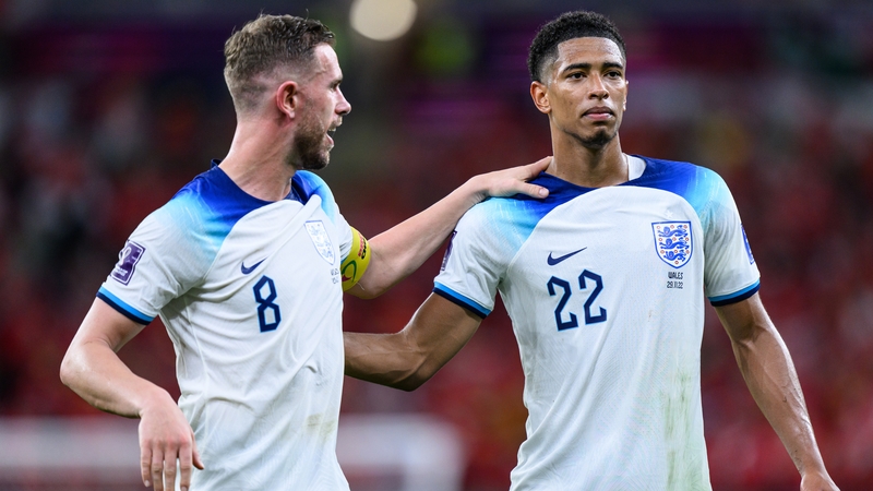 Bellingham played alongside Liverpool captain Jordan Henderson at the World Cup
