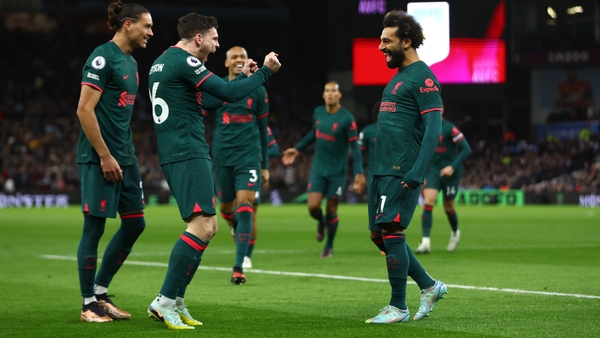Premier League recap: Aston Villa 1-3 Liverpool