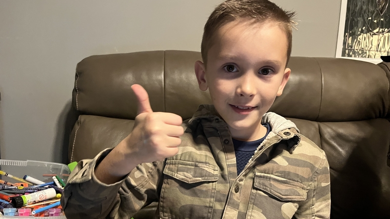 Nine-year-old Artem was among the first Ukrainian refugees to arrive in Ireland