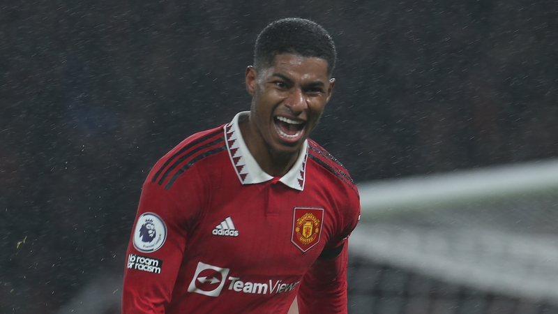 Marcus Rashford scored a goal and set up another at Old Trafford