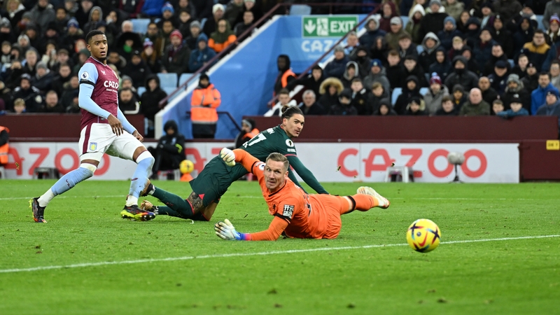 Darwin Nunez tested the Aston Villa defence but failed to find the net