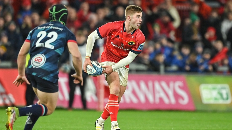 Jack Crowley moves from centre to out-half for Munster