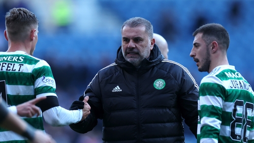 Ange Postecoglou's Celtic maintained their nine point lead at the top of the table