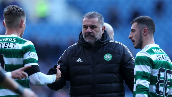 Ange Postecoglou's Celtic maintained their nine point lead at the top of the table