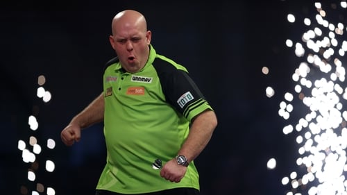 The three-time champion averaged 108 in his semi-final win