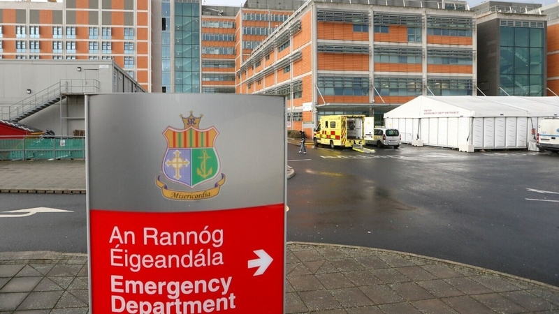 Two men were taken to the Mater Hospital in Dublin for treatment