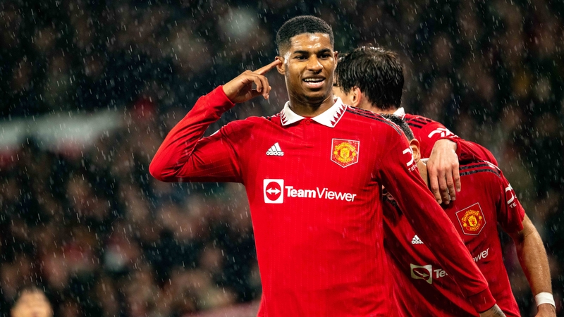 Marcus Rashford found the net again for Manchester United