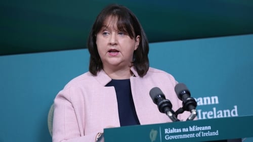 Minister for State for Disability Anne Rabbitte tweeted that the bag was thrown at her and a Government colleague (file image)