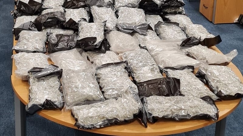 The suspected drugs are to be sent to Forensic Science Ireland for further analysis