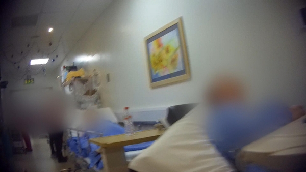 Secret filming shows the reality for patients waiting on trolleys