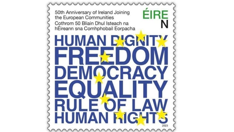 The commemorative stamp is An Post's first of 2023