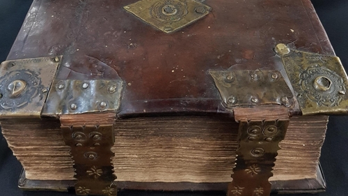 The bible remained in the possession of the Pole-Carew family until the mid-20th century (Courtesy: Bloomfield Auctions)