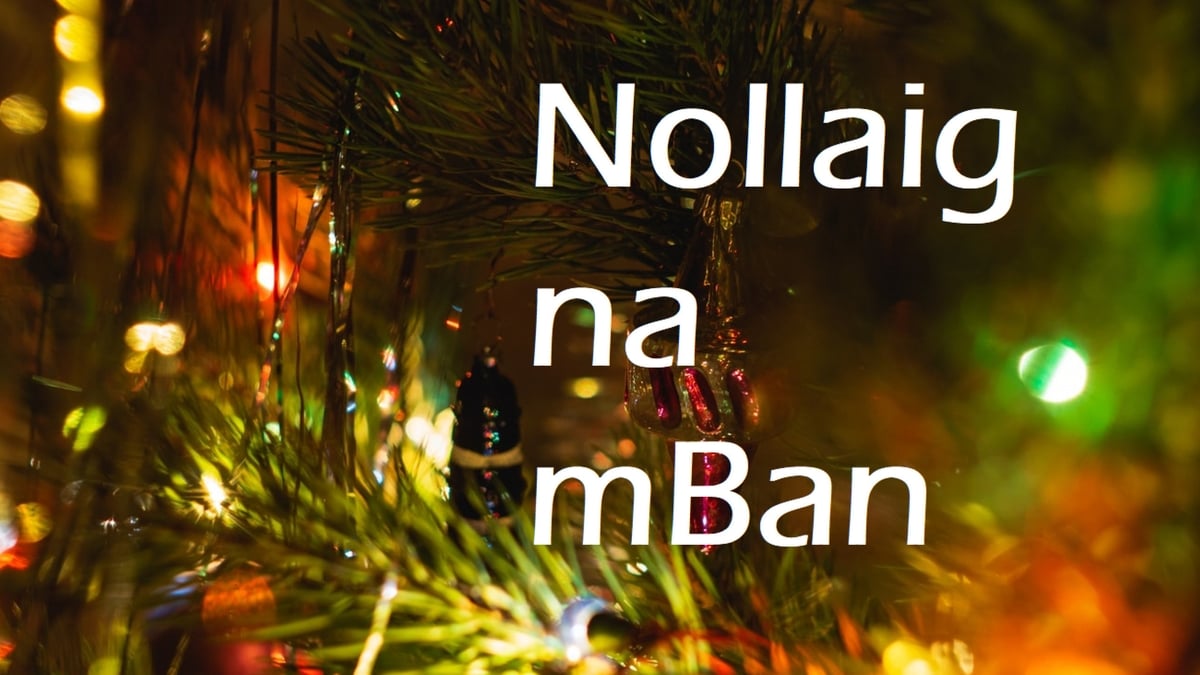 Mairéad Ní Chonaola ó phíosa cartlainne faoi Nollaig na mBan.
