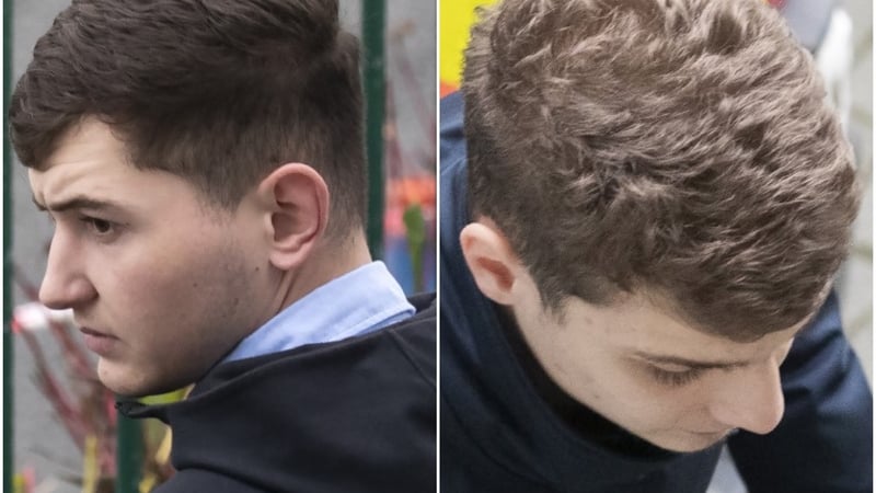 Viorel Doroscan (L) and Otniel Ricardo Clejan appeared at Blanchardstown District Court (Pic: Collins Photo Agency)