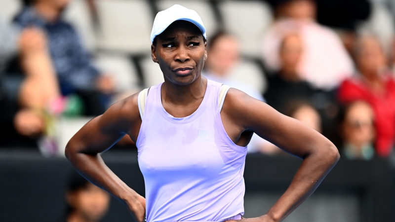 Venus Williams pictured during the ASB Classic in Auckland
