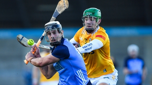 Cian Boland of Dublin in action against Conal Bohill