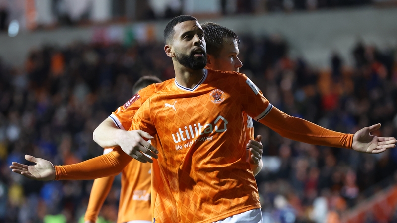 CJ Hamilton celebrates his fine goal