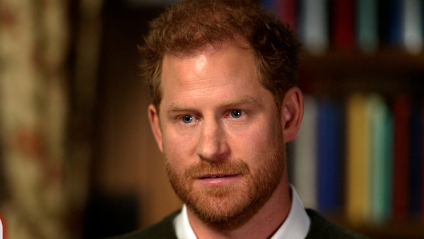 Britain's Prince Harry: "I cried once, at the burial, and you know I go into detail about how strange it was and how actually there was some guilt that I felt..."
