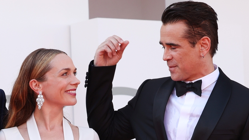 Kerry Condon and Colin Farrell, seen here at the world premiere of The Banshees of Inisherin at the Venice International Film Festival last September