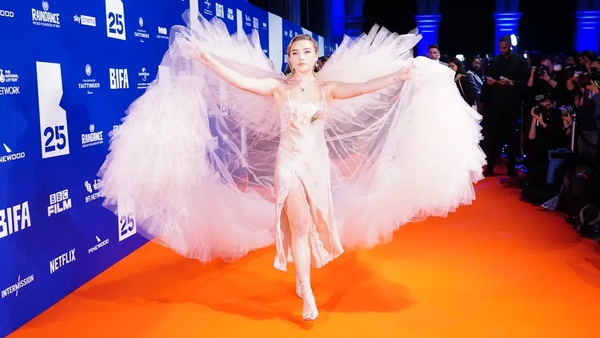 Expect to see celebs wearing Grecian gowns and a whole lot of fringing this year. By Prudence Wade.