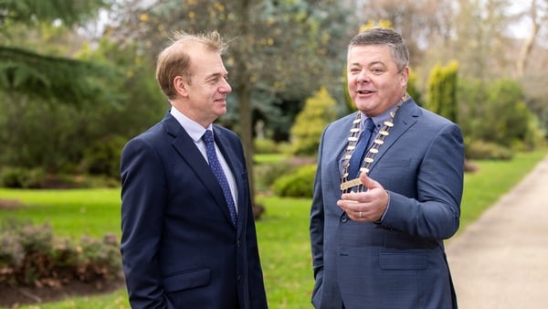 Simon McKeever, the CEO of the IEA and Colin Dunne, the IEA President for 2023
