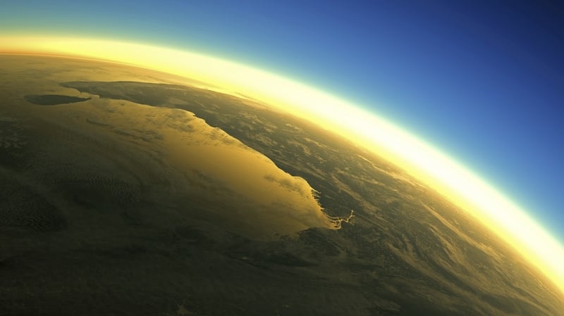 Since the mid-1970s, certain industrial aerosols have led to the depletion of ozone in the stratosphere