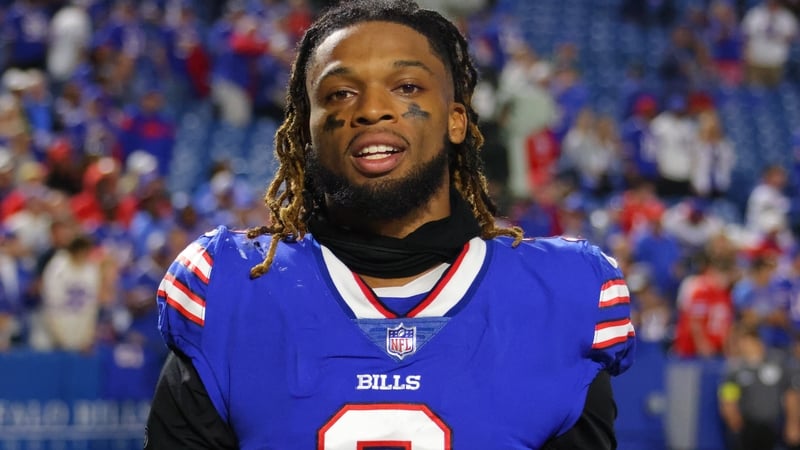 Damar Hamlin is on injured reserve and won't be able to play again for the rest of the season