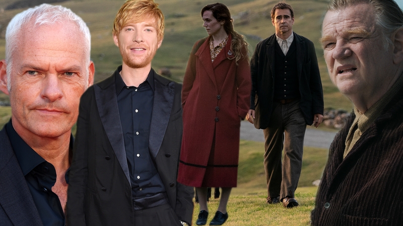Martin McDonagh, Domhnall Gleeson, Kerry Condon, Colin Farrell and Brendan Gleeson