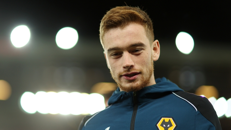 Connor Ronan on the pitch at Anfield before the FA Cup draw between Liverpool and Wolves