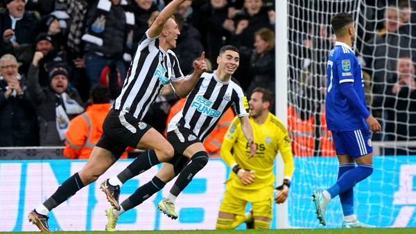 Dan Burn celebrates