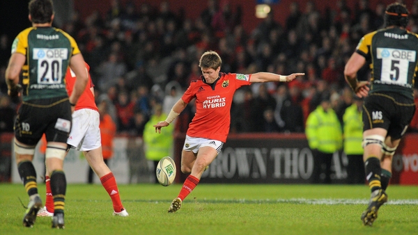 Ronan O'Gara's famous dropgoal beat Northampton Saints when they last visited Thomond Park in 2011