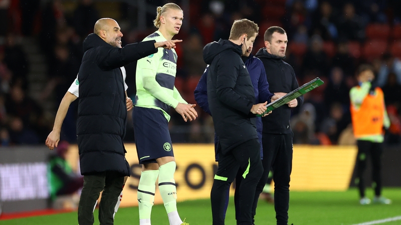 The introduction of Erling Haaland could not inspire City at St Mary's