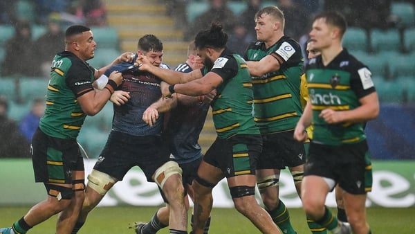 O'Donoghue and Lewis Ludlam were sin-binned for this melee when the sides met in December