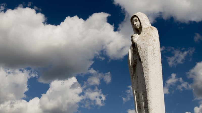 The statue - similar to that seen above in the village of Le Bosc in southern France - stands upon an elevated platform at a crossroads in La Flotte (file image)