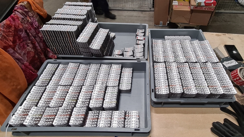 Revenue officers seized 84,500 Alprazolam tablets in the North Dublin area today