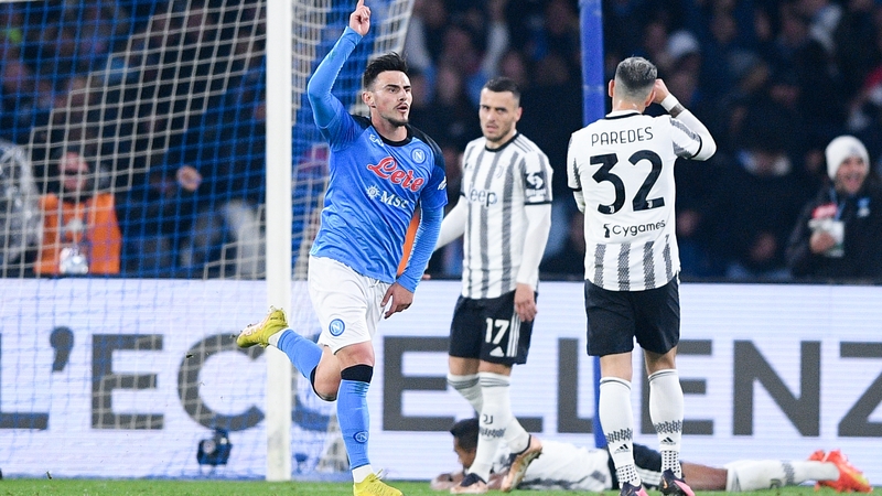 Eljif Elmas plunders Napoli's fifth goal against Juventus