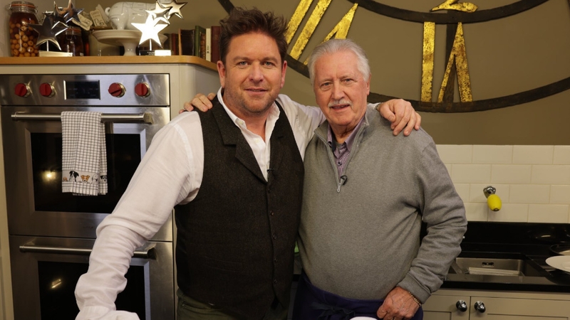 James Martin (left) and Brian Turner Photo: James Martin's Saturday Morning/Twitter