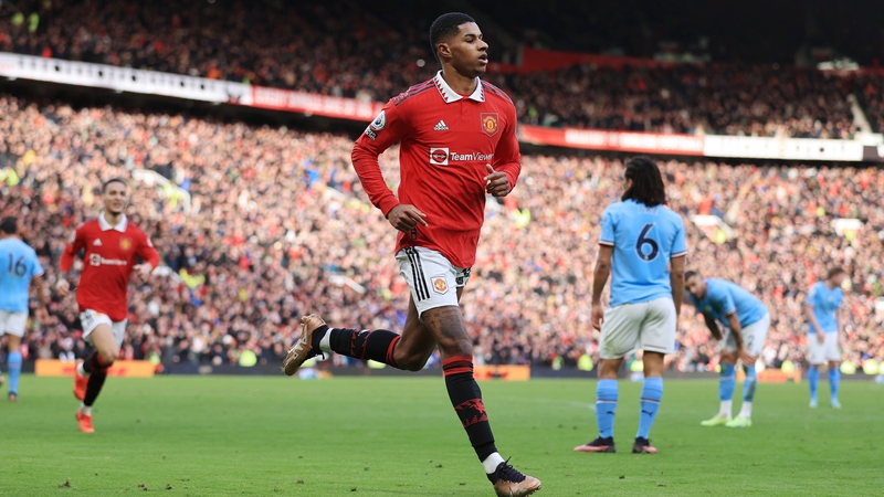 Marcus Rashford was on the mark again at Old Trafford as United claimed derby bragging rights