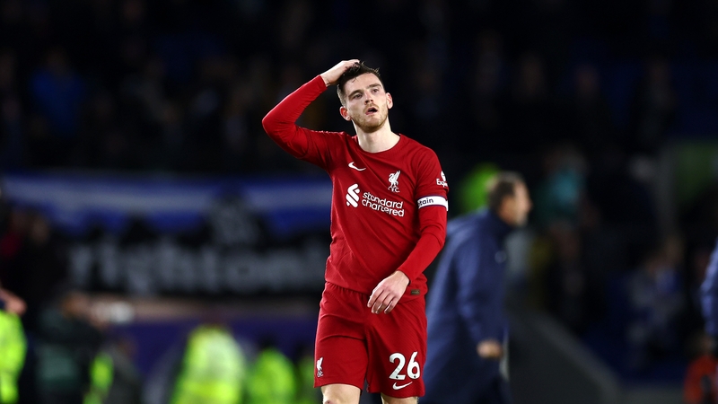 Liverpool defender Andy Robertson after the game