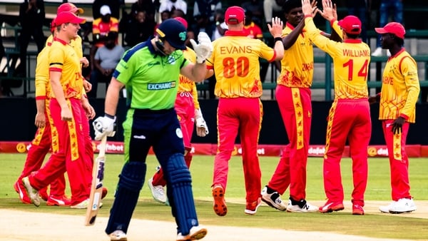 Ross Adair in action against Zimbabwe this week