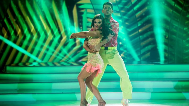 Damian with his dance partner Kylee