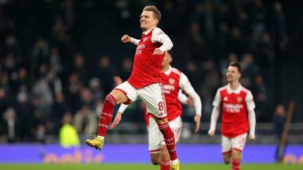 Arsenal captain Martin Odegaard