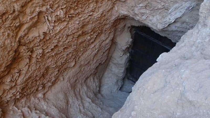 Officials said the tomb's interior was 'in poor condition' (Image: Egyptian Ministry of Tourism and Antiquities)
