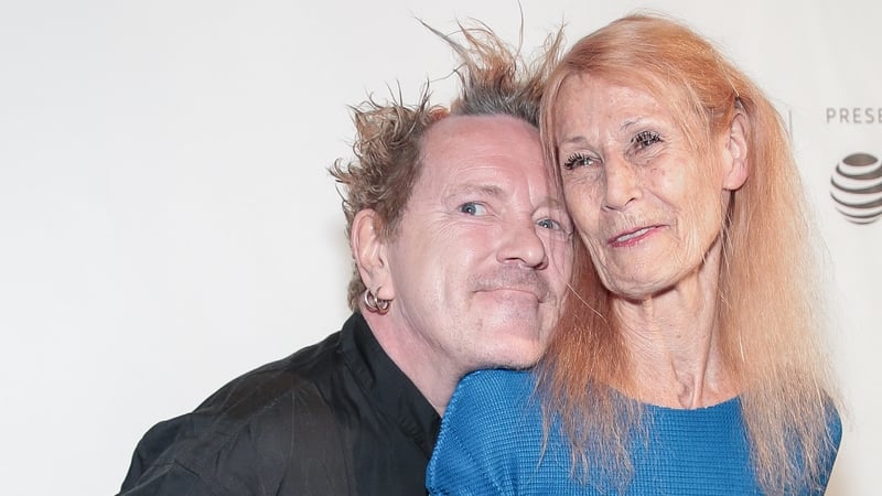 John Lydon and Nora Forster, pictured at the Tribeca Film Festival in New York in April 2017