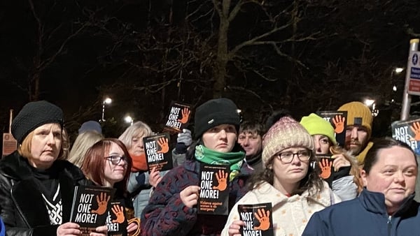 Dozens of people attended the vigil