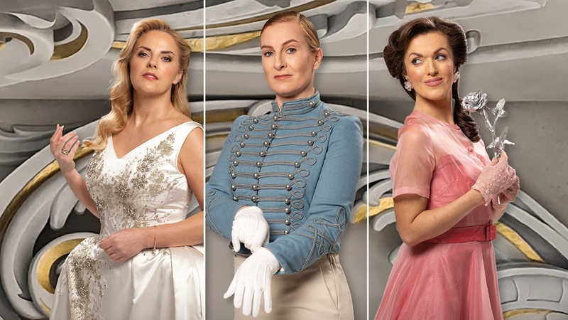 (L-R) Claudia Boyle, Paula Murrihy and Celene Byrne star in Der Rosenkavalier